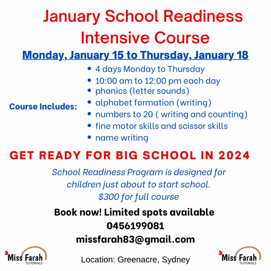 Intensive School Readiness Course