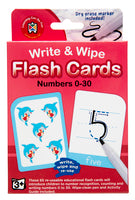 Write & Wipe Flash Cards Numbers 0-30